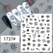 Load image into Gallery viewer, Eye Nail Decal 1737#