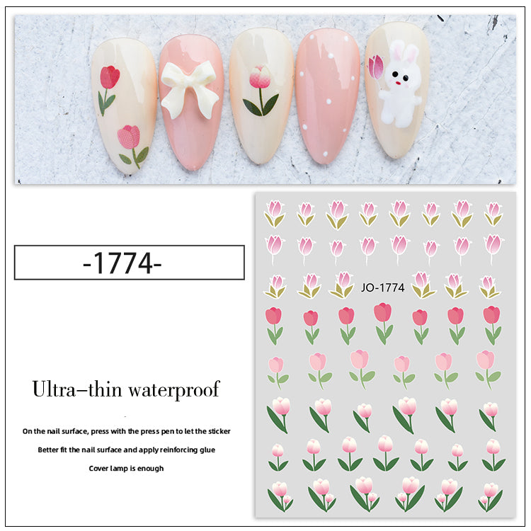 Tulip Nail Stickers 1774#