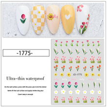 Load image into Gallery viewer, Tulip Nail Stickers 1775 #
