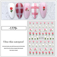 Load image into Gallery viewer, Tulip Nail Stickers 1779 #
