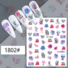 Load image into Gallery viewer, Nail stickers  1802#
