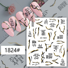 Load image into Gallery viewer, Nail Strips Decal   1824#
