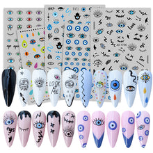 Load image into Gallery viewer, Eye Nail Decal supplier
