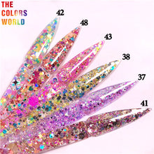 Load image into Gallery viewer, Iridescent Mixed Hexagon Glitter Sequins