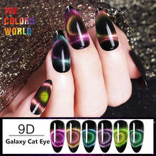 Load image into Gallery viewer, TCT-388 9D Chameleon Magnetic Cat Eye Nail Powder Galaxy Cat Eye Starry Sky Magnetic Party Decoration Pigment Aurora Glitter Mermaid Manicure
