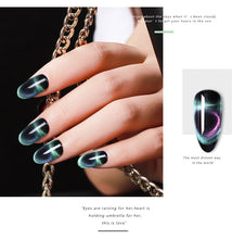 Load image into Gallery viewer, TCT-388 9D Chameleon Magnetic Cat Eye Nail Powder Galaxy Cat Eye Starry Sky Magnetic Party Decoration Pigment Aurora Glitter Mermaid Manicure