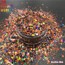 Load image into Gallery viewer, Mix Holographic Laser Nails Glitter