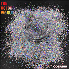 Load image into Gallery viewer, Cosmetic Grade Glitter Laser Irregular Shards COSA100