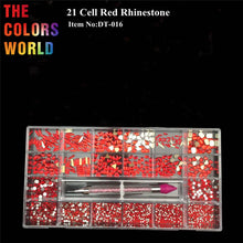 Load image into Gallery viewer, Flatback AB Glass Crystal Rhinestone 016