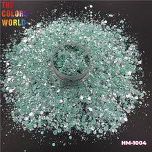 Load image into Gallery viewer, Foil Confeti Mix Chunky Nails Glitter
