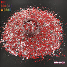 Load image into Gallery viewer, Foil Confeti Mix Chunky Nails Glitter