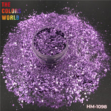 Load image into Gallery viewer, Chunky Mix Hexagon Metallic Luster Glitter