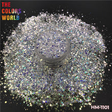 Load image into Gallery viewer, Chunky Mix Hexagon Metallic Luster Glitter