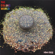 Load image into Gallery viewer, Chunky Mix Hexagon Metallic Luster Glitter