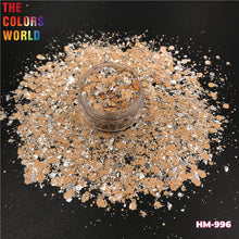 Load image into Gallery viewer, Foil Confeti Mix Chunky Nails Glitter