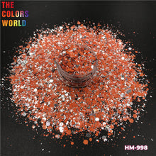Load image into Gallery viewer, Foil Confeti Mix Chunky Nails Glitter