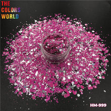 Load image into Gallery viewer, Foil Confeti Mix Chunky Nails Glitter