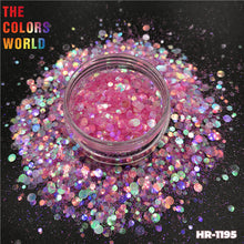 Load image into Gallery viewer, Mix Iridescent Rainbow Nail Glitter