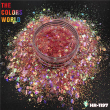 Load image into Gallery viewer, Mix Iridescent Rainbow Nail Glitter