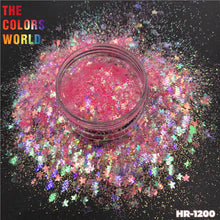 Load image into Gallery viewer, Mix Iridescent Rainbow Nail Glitter