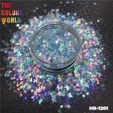 Load image into Gallery viewer, Mix Iridescent Rainbow Nail Glitter