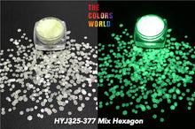 Load image into Gallery viewer, TCT-744 Luminous Glow in Dark Shape Glitter Long Last Glowing Noctilucent Glitter Shape