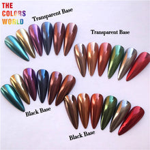 Load image into Gallery viewer, Dark Metallic Effect Mirror Chrome Powder