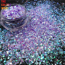 Load image into Gallery viewer, Iridescent Mixed Hexagon Glitter Sequins