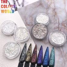 Load image into Gallery viewer, TCT-031 Foil Flakes Nails Art Foil Chips Foil Paillette Chip Confetti Nails Gel Polish Glitter