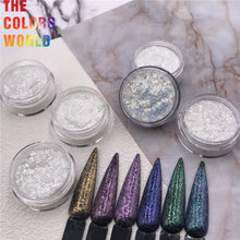 Load image into Gallery viewer, TCT-031 Foil Flakes Nails Art Foil Chips Foil Paillette Chip Confetti Nails Gel Polish Glitter