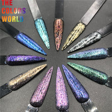 Load image into Gallery viewer, TCT-031 Foil Flakes Nails Art Foil Chips Foil Paillette Chip Confetti Nails Gel Polish Glitter