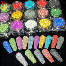 Load image into Gallery viewer, Reflective Colorful Flash Crystal Diamond Powder