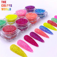 Load image into Gallery viewer, Iridescent Rainbow Color Glitter Powder