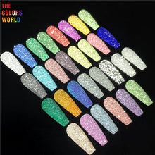 Load image into Gallery viewer, Reflective Colorful Flash Crystal Diamond Powder