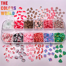 Load image into Gallery viewer, TCST-020 Christmas' Day Polymer Clay Hot Soft Clay Craft Lehm Arcilla Resin Epoxy DIY