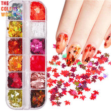 Load image into Gallery viewer, Autumn Maple Leaf Mix Glitter