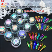 Load image into Gallery viewer, Transparent Colorful Chameleon Flakes