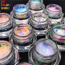 Load image into Gallery viewer, Transparent Colorful Chameleon Flakes