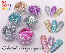 Load image into Gallery viewer, Holographic Cat Eyes Chunky Glitter
