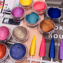 Load image into Gallery viewer, TCT-630 Cosmetic Grade Nail Mica Powder Polish Pigment Brillant Maquiagem Henna Tattoo Makeup DIY Eyeshadow Manicure Accessories