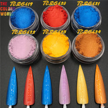 Load image into Gallery viewer, TCT-628 Cosmetic Grade Nail Mica Powder Polish Pigment Brillant Maquiagem Henna Tattoo Makeup DIY Eyeshadow Manicure Accessories