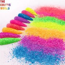 Load image into Gallery viewer, Neon Matte Color Chunky Glitter Powder