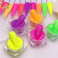 Load image into Gallery viewer, Neon Matte Color Chunky Glitter Powder