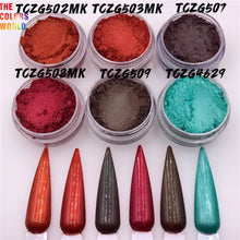 Load image into Gallery viewer, TCT-617 Pearlescent Pigment Powder Nail Art Decoration Nails Gel Manicure ネイル Body Art Eyeshadow Eyeliner Festival Accessories