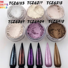 Load image into Gallery viewer, TCT-617 Pearlescent Pigment Powder Nail Art Decoration Nails Gel Manicure ネイル Body Art Eyeshadow Eyeliner Festival Accessories