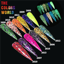 Load image into Gallery viewer, Glow In Dark Halloween Chunky Glitter
