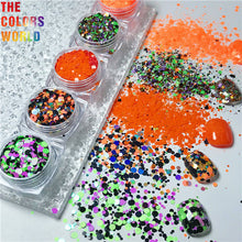 Load image into Gallery viewer, Halloween Mix Nail Glitter