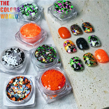 Load image into Gallery viewer, Halloween Mix Nail Glitter
