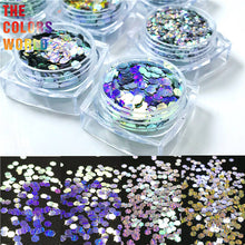 Load image into Gallery viewer, Holographic Sliver Cat Eyes Glitter