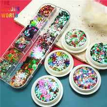 Load image into Gallery viewer, Christmas Nails Glitter